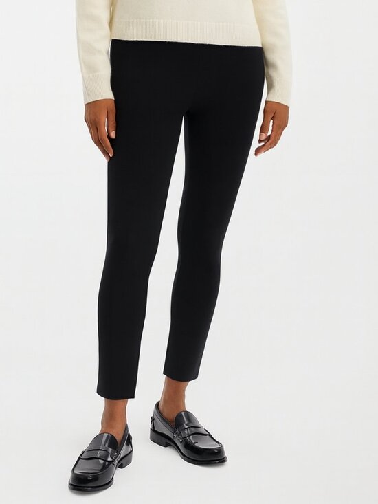 Theory Adbelle Modern Pants Women’s Size 2 Black Slim Ankle Stretch Office - Picture 1 of 11